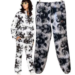 SURF STYLE Unisex Tie-Dye Windbreaker Jogger-Style Pants Size Small